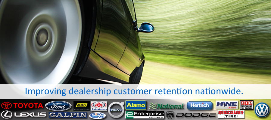 Automotive and dealership services for mystery shopping company